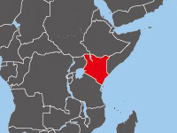 Location of Kenya