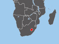 Location of Kingdom of Lesotho