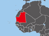 Location of Mauritania
