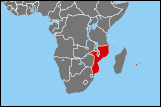 Map of Mozambique small image