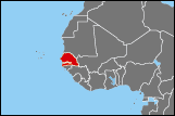 Map of Senegal small image