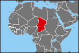Map of Chad small image