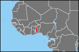 Map of Togo small image