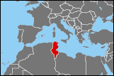 Map of Tunisia small image