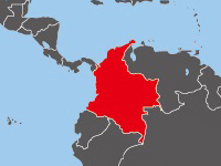 Location of Colombia