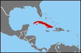 Map of Cuba small image