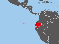 Location of Ecuador