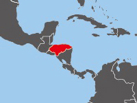 Location of Honduras