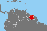 Map of Suriname small image