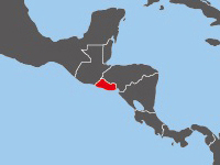 Location of El Salvador