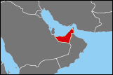 Map of United Arab Emirates small image
