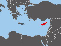 Location of Cyprus