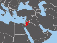 Location of Jordan