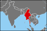 Map of Myanmar small image