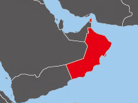 Location of Oman