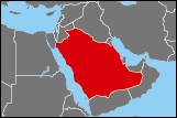 Map of Saudi Arabia small image