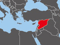 Location of Syria
