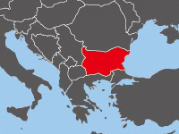 Location of Bulgaria