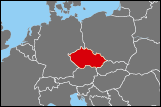Map of Czech Republic small image