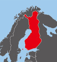 Location of Finland