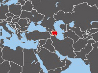 Location of Azerbaijan