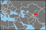 Map of Kyrgyzstan small image