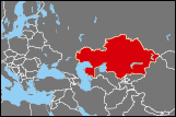 Map of Kazakhstan small image