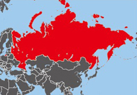 Location of Russia