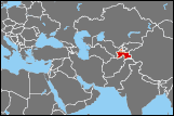 Map of Tajikistan small image