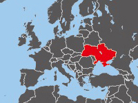 Location of Ukraine