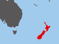 Location of New Zealand