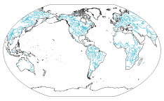 Winker projection - America center (Without borders) small image