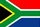 南アフリカの小さな国旗画像
