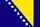 ボスニア・ヘルツェゴビナの小さい国旗画像