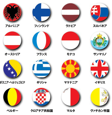 デザイン国旗半球の上の影レイヤーオフの画像