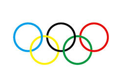 オリンピックの旗画像