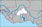 ブルキナファソの小さい地図画像