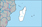 マダガスカルの小さい地図画像