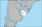 ウルグアイの小さい地図画像