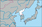 北朝鮮の小さい地図画像