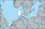 デンマークの小さい地図画像