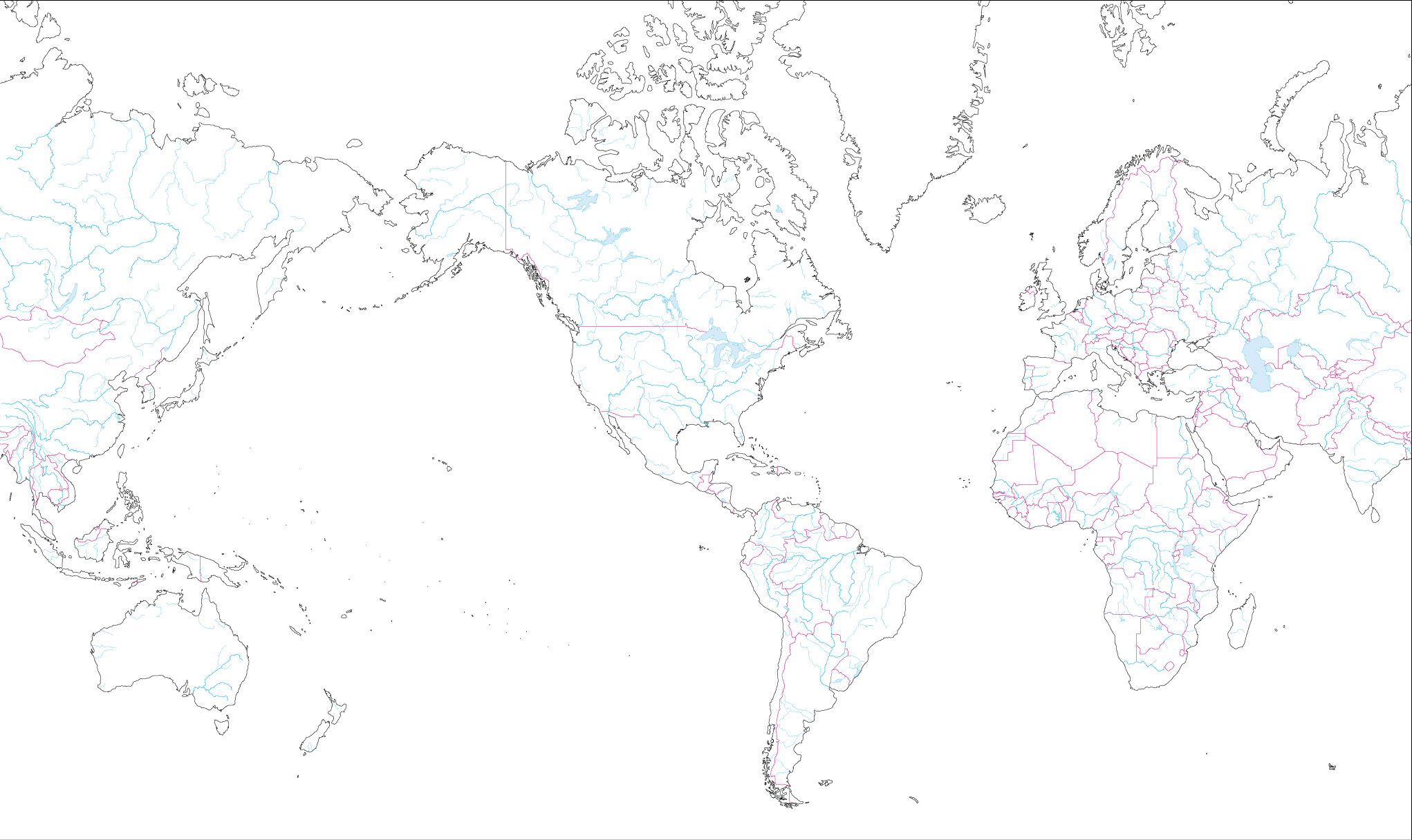 アメリカ 世界 地図